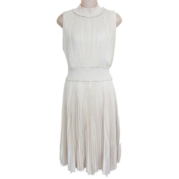 NANETTE LEPORE Pleated Accordion Style Knee Length Dress - Picture 1 of 4